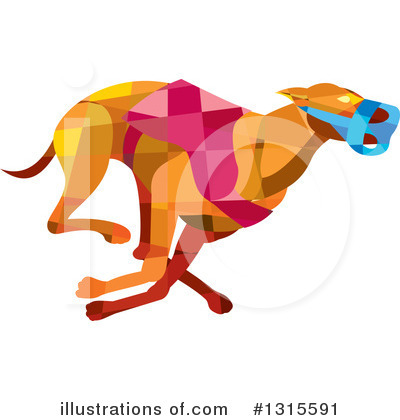 Royalty-Free (RF) Greyhound Clipart Illustration by patrimonio - Stock Sample #1315591