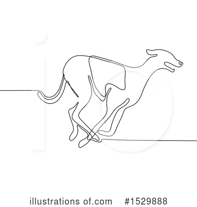 Royalty-Free (RF) Greyhound Clipart Illustration by patrimonio - Stock Sample #1529888