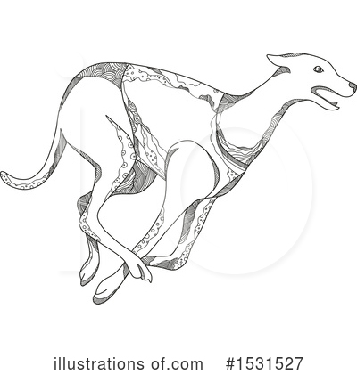 Royalty-Free (RF) Greyhound Clipart Illustration by patrimonio - Stock Sample #1531527