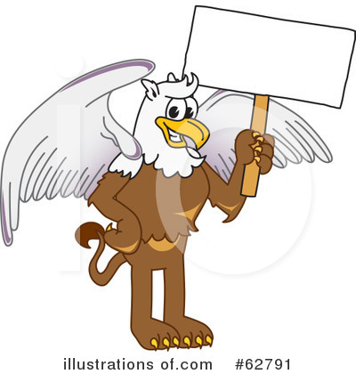 Griffin Character Clipart #62791 by Mascot Junction