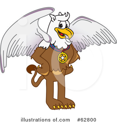 Royalty-Free (RF) Griffin Character Clipart Illustration by Mascot Junction - Stock Sample #62800