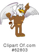 Griffin Character Clipart #62803 by Mascot Junction