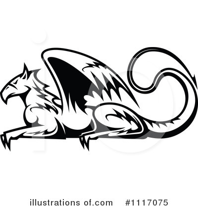 Royalty-Free (RF) Griffin Clipart Illustration by Vector Tradition SM - Stock Sample #1117075