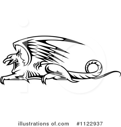 Royalty-Free (RF) Griffin Clipart Illustration by Vector Tradition SM - Stock Sample #1122937