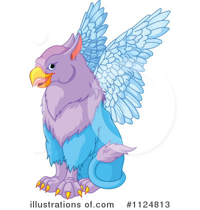 Royalty-Free (RF) Griffin Clipart Illustration by Pushkin - Stock Sample #1124813