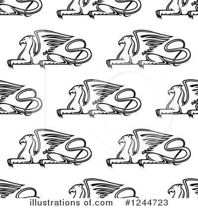 Royalty-Free (RF) Griffin Clipart Illustration by Vector Tradition SM - Stock Sample #1244723