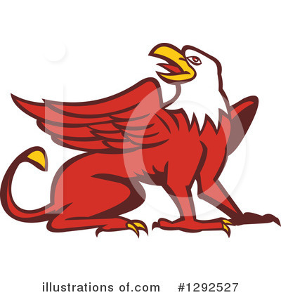 Royalty-Free (RF) Griffin Clipart Illustration by patrimonio - Stock Sample #1292527