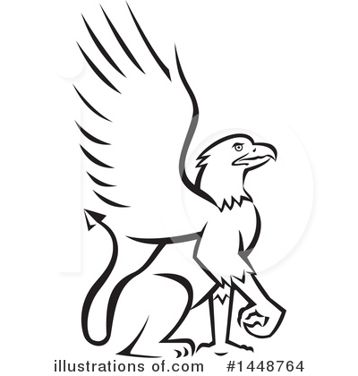 Royalty-Free (RF) Griffin Clipart Illustration by patrimonio - Stock Sample #1448764