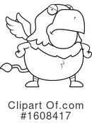 Griffin Clipart #1608417 by Cory Thoman