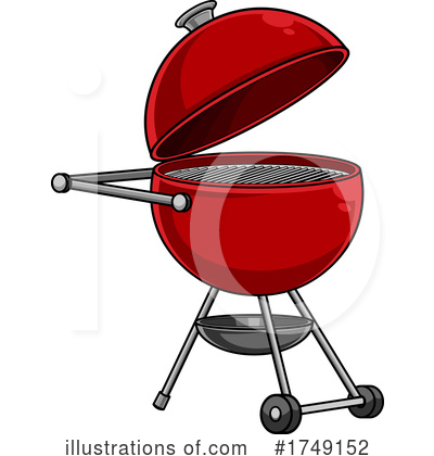 Royalty-Free (RF) Grill Clipart Illustration by Hit Toon - Stock Sample #1749152