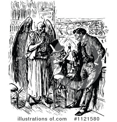 Royalty-Free (RF) Grim Reaper Clipart Illustration by Prawny Vintage - Stock Sample #1121580