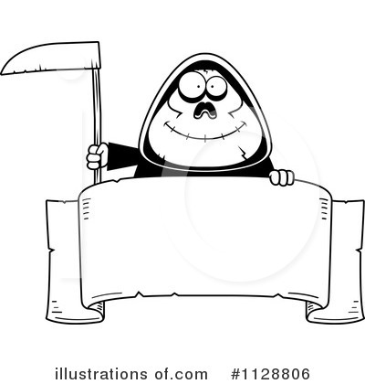 Royalty-Free (RF) Grim Reaper Clipart Illustration by Cory Thoman - Stock Sample #1128806