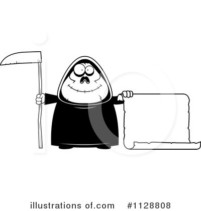 Royalty-Free (RF) Grim Reaper Clipart Illustration by Cory Thoman - Stock Sample #1128808