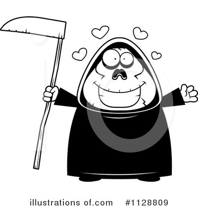Royalty-Free (RF) Grim Reaper Clipart Illustration by Cory Thoman - Stock Sample #1128809