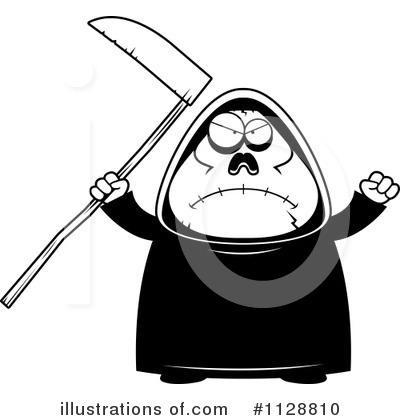 Royalty-Free (RF) Grim Reaper Clipart Illustration by Cory Thoman - Stock Sample #1128810