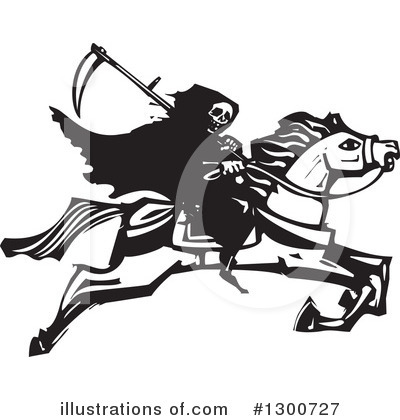 Royalty-Free (RF) Grim Reaper Clipart Illustration by xunantunich - Stock Sample #1300727
