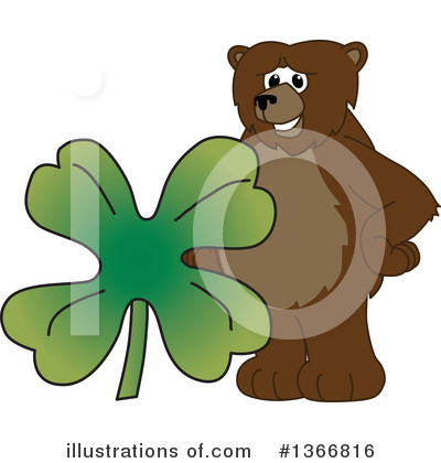 Royalty-Free (RF) Grizzly Bear Clipart Illustration by Mascot Junction - Stock Sample #1366816