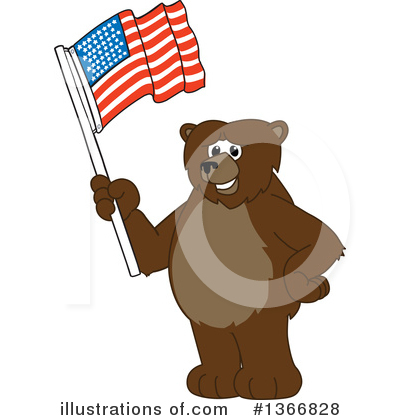 Royalty-Free (RF) Grizzly Bear Clipart Illustration by Mascot Junction - Stock Sample #1366828