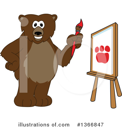 Grizzly Bear Clipart #1366847 by Toons4Biz