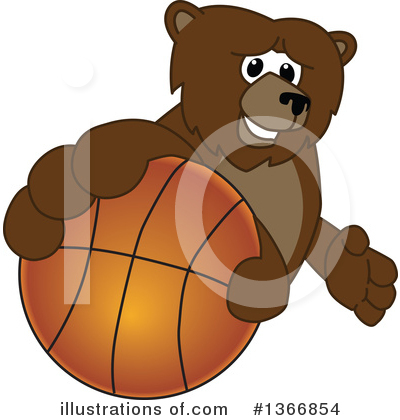 Royalty-Free (RF) Grizzly Bear Clipart Illustration by Mascot Junction - Stock Sample #1366854