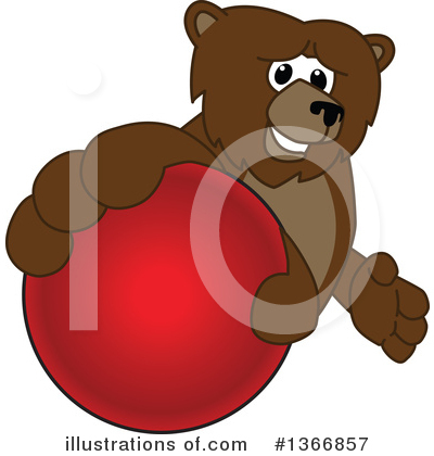 Royalty-Free (RF) Grizzly Bear Clipart Illustration by Mascot Junction - Stock Sample #1366857