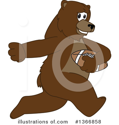 Royalty-Free (RF) Grizzly Bear Clipart Illustration by Mascot Junction - Stock Sample #1366858