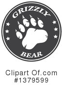 Grizzly Bear Clipart #1379599 by Hit Toon