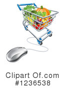 Groceries Clipart #1236538 by AtStockIllustration