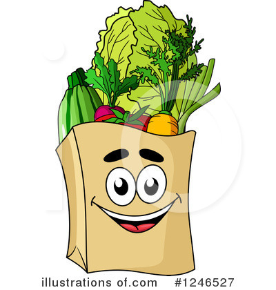Royalty-Free (RF) Groceries Clipart Illustration by Vector Tradition SM - Stock Sample #1246527