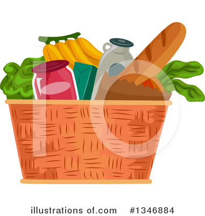 Groceries Clipart #1346884 by BNP Design Studio