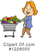 Grocery Shopping Clipart #1228000 by BNP Design Studio