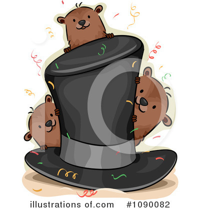 Royalty-Free (RF) Groundhog Clipart Illustration by BNP Design Studio - Stock Sample #1090082