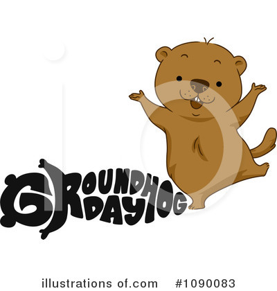 Royalty-Free (RF) Groundhog Clipart Illustration by BNP Design Studio - Stock Sample #1090083