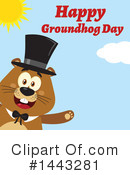 Groundhog Clipart #1443281 by Hit Toon