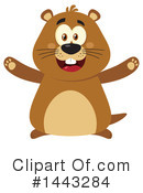 Groundhog Clipart #1443284 by Hit Toon