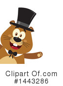 Groundhog Clipart #1443286 by Hit Toon