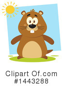Groundhog Clipart #1443288 by Hit Toon