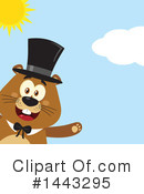 Groundhog Clipart #1443295 by Hit Toon