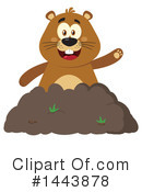 Groundhog Clipart #1443878 by Hit Toon