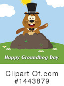 Groundhog Clipart #1443879 by Hit Toon