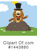 Groundhog Clipart #1443880 by Hit Toon
