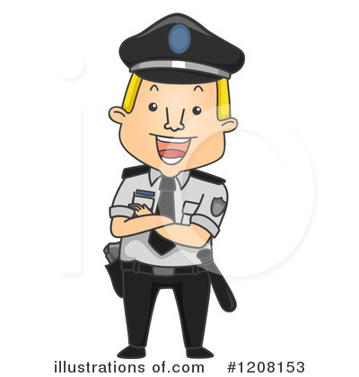 Security Guard Clipart #1208153 by BNP Design Studio