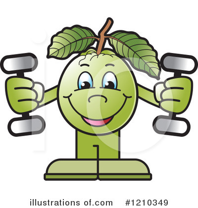 Royalty-Free (RF) Guava Clipart Illustration by Lal Perera - Stock Sample #1210349