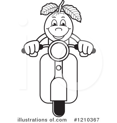 Scooter Clipart #1210367 by Lal Perera