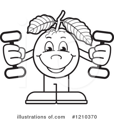 Royalty-Free (RF) Guava Clipart Illustration by Lal Perera - Stock Sample #1210370