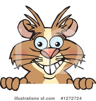 Royalty-Free (RF) Guinea Pig Clipart Illustration by Dennis Holmes Designs - Stock Sample #1272724