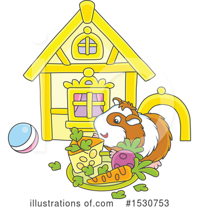 Royalty-Free (RF) Guinea Pig Clipart Illustration by Alex Bannykh - Stock Sample #1530753