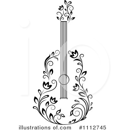 Guitar Clipart #1112745 by Vector Tradition SM