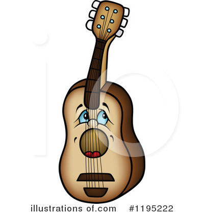 Royalty-Free (RF) Guitar Clipart Illustration by dero - Stock Sample #1195222