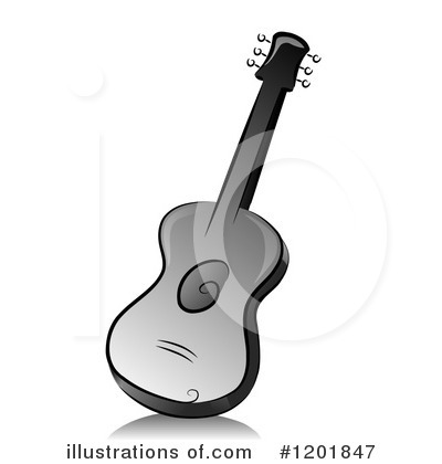 Royalty-Free (RF) Guitar Clipart Illustration by BNP Design Studio - Stock Sample #1201847